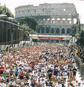 Partenza della Maratona di Roma 2005