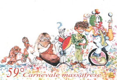 Cartolina e annullo filatelico portano nel mondo il 59° Carnevale Massafrese