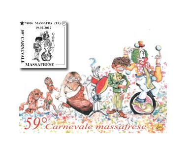 Domenica annullo filatelico 59° Carnevale Massafrese