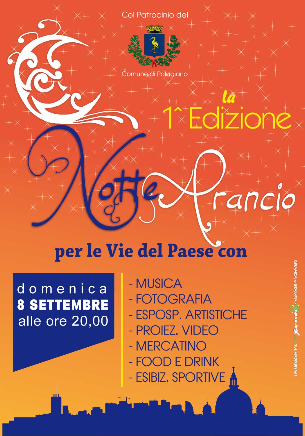 La notte arancio – domenica 8 settembre 2013