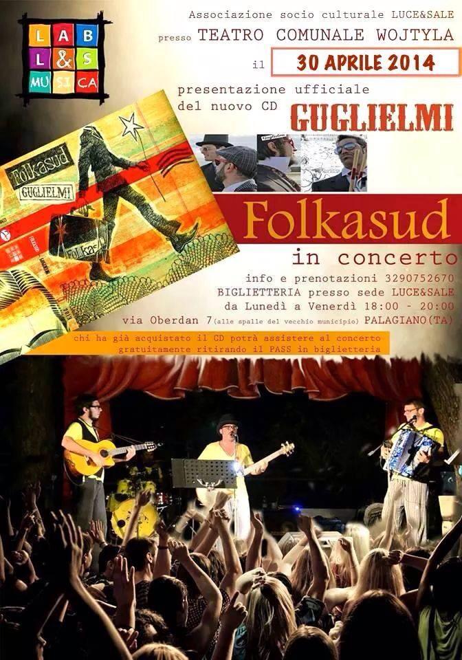 FOLKASUD IN CONCERTO – mercoledì 30 aprile TEATRO WOJTYLA