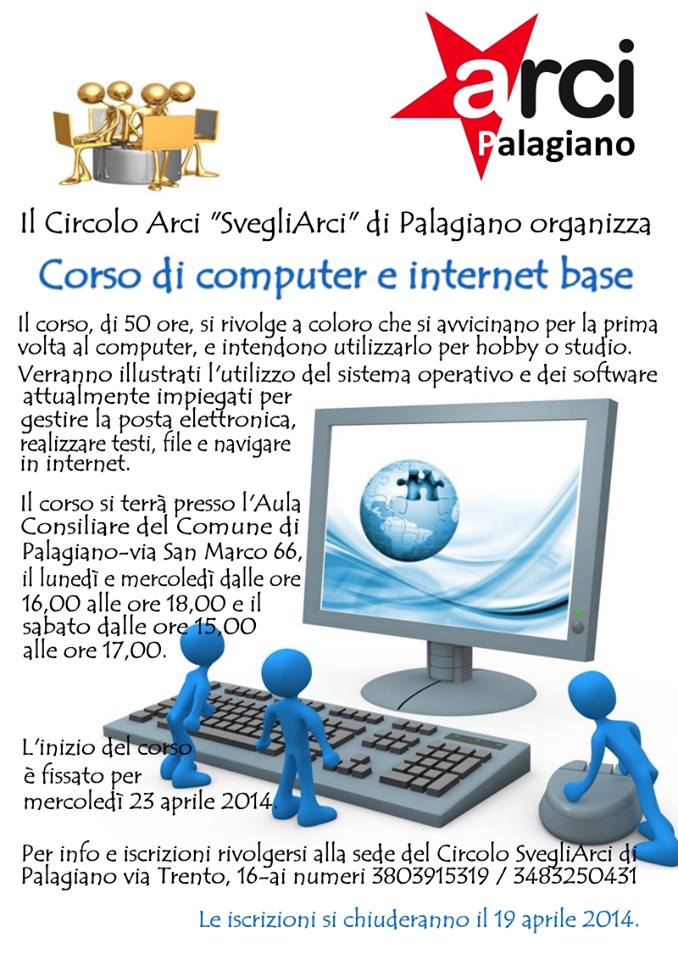 A Palagiano corso di Informatica e Internet di base