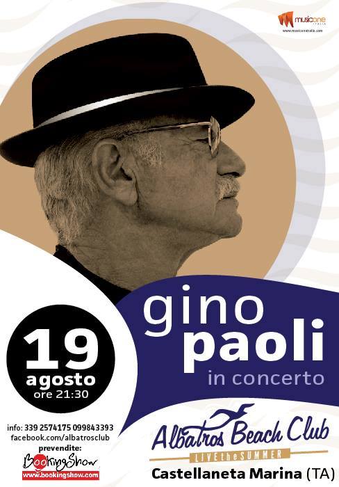 Gino Paoli in concerto all’Albatros Club