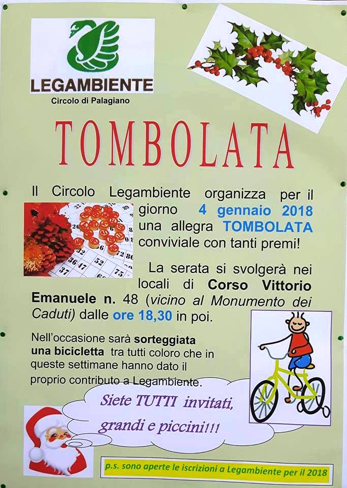 Tombolata con la Lega Ambiente