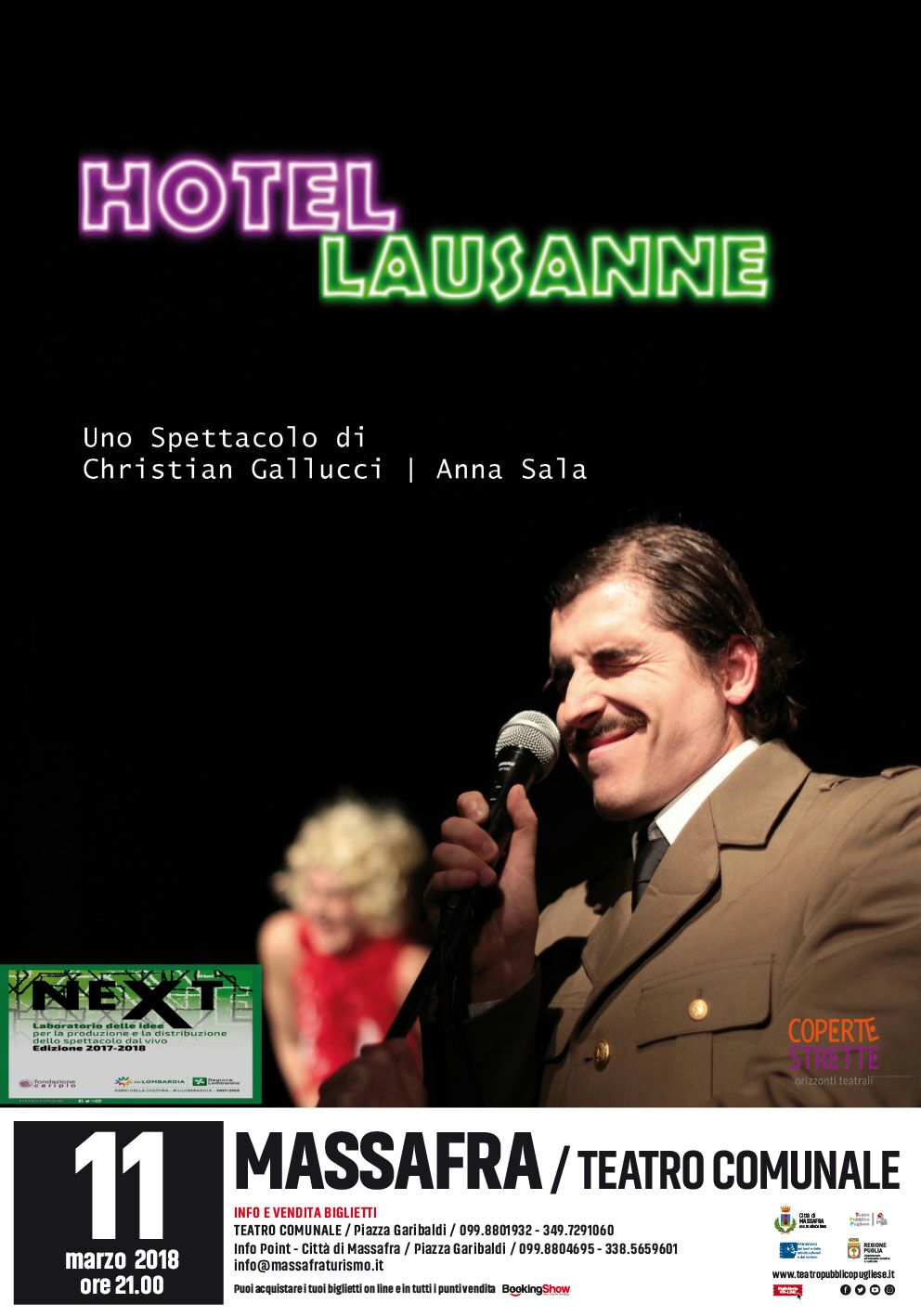 Teatro a Massafra: “HOTEL LAUSANNE”