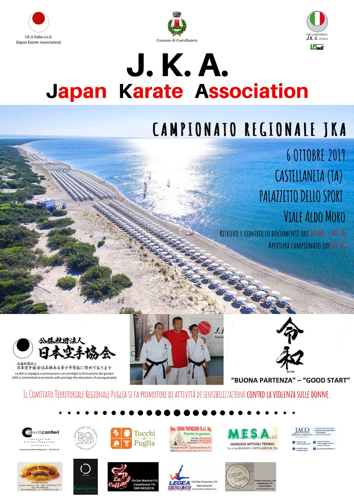 A Castellaneta le regionali del campionato italiano di Karate
